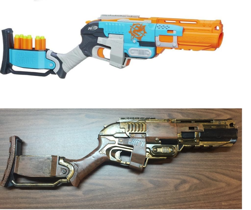 Sledgefire Before and After